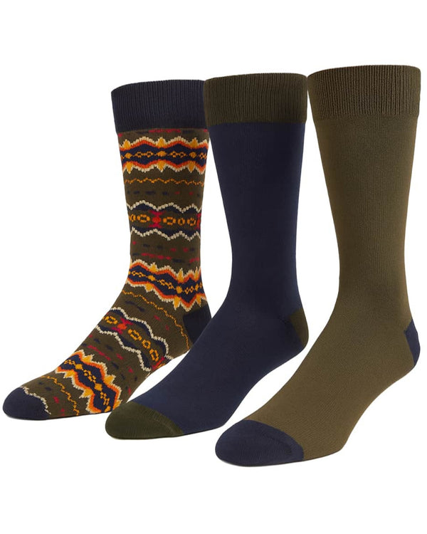 Barbour Mens Case Socks Gift Box 3 Pack Classic Tartan 7-11 UK