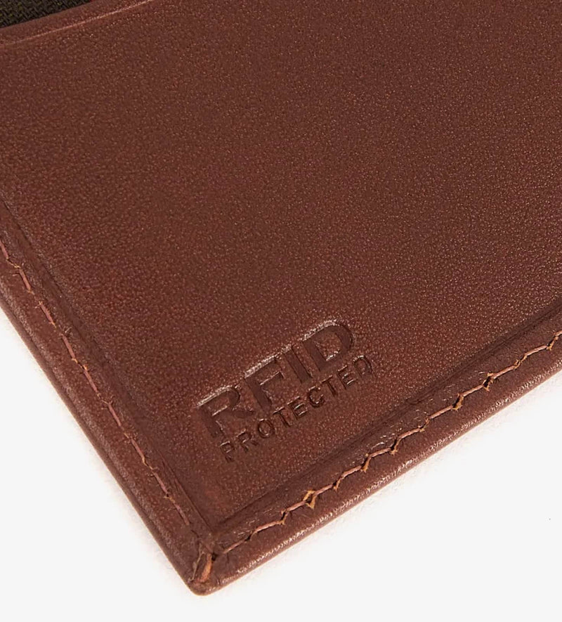 Barbour Mens Colwell Leather Wallet Brown Northern Ireland Belfast