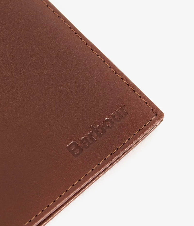 Barbour Mens Colwell Leather Wallet Brown Northern Ireland Belfast