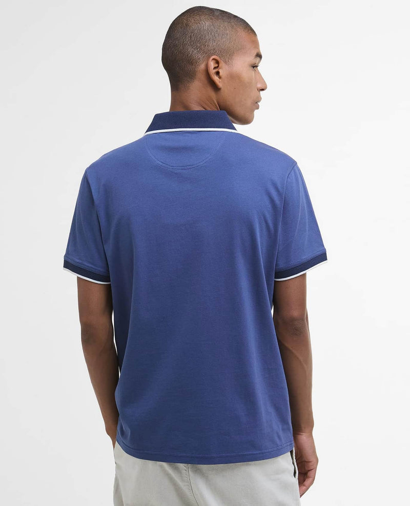 Barbour Mens Cornsay Polo Shirt Oceana Blue Northern Ireland Belfast