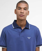 Barbour Mens Cornsay Polo Shirt Oceana Blue Northern Ireland Belfast