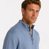 Barbour Mens Cotton Half Zip Jumper Tarn Blue Northern Ireland Belfast