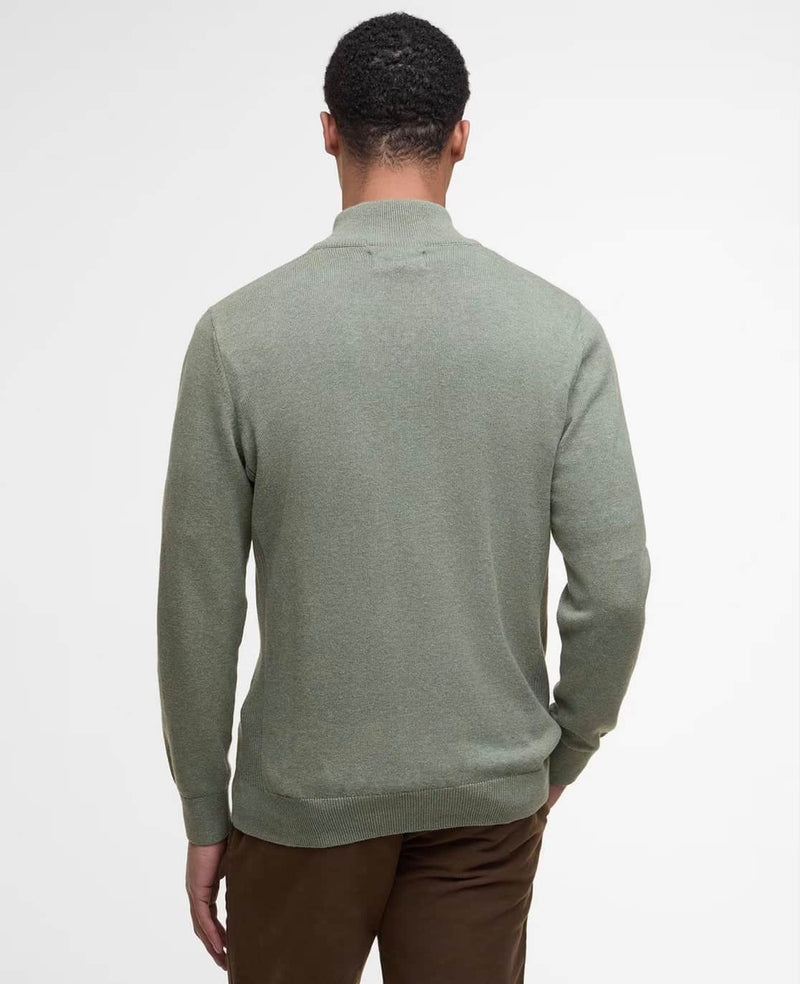Barbour Mens Cotton Knit Half Zip Thyme Northern Ireland Belfast