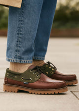 Barbour Mens Deck Boat Shoe Mahogany Northern Ireland Belfast