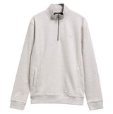 Barbour Mens Desmond Half Zip Sweatshirt Grey Marl Northern Ireland