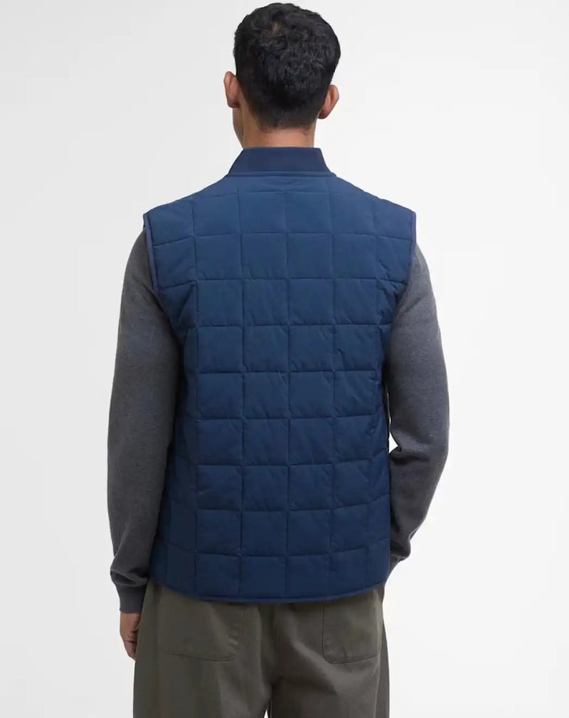 Barbour Mens Elmstone Quilted Gilet Navy Northern Ireland Belfast