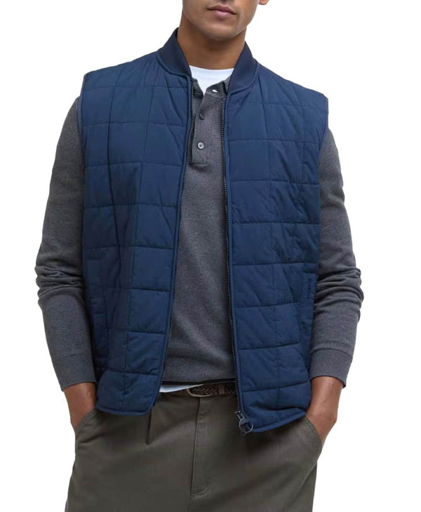 Barbour Mens Elmstone Quilted Gilet Navy Northern Ireland Belfast