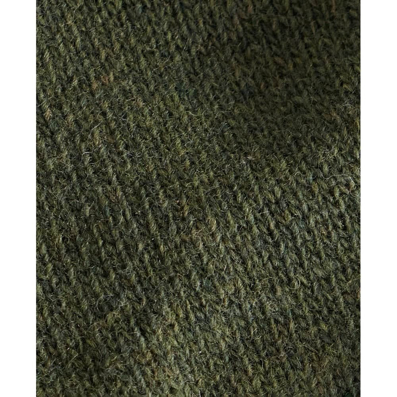 Barbour Mens Essential Lambswool Half Zip Jumper Mid Olive Northern