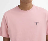 Barbour Mens Essential Sports T-Shirt Mineral Pink Northern Ireland