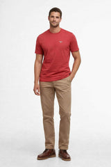 Barbour Mens Essential Sports T-Shirt Red Spice Northern Ireland