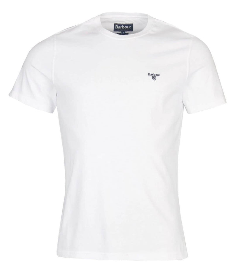 Barbour Mens Essential Sports T-Shirt White Northern Ireland Belfast