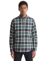 Barbour Mens Fortrose Brushed Cotton Shirt Evergreen Tartan Northern
