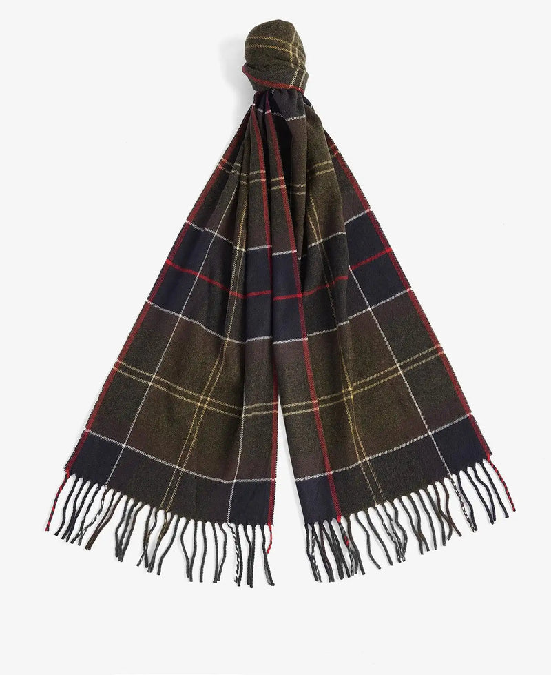 Barbour Mens Galingale Tartan Scarf Classic Northern Ireland Belfast