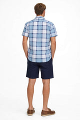 Barbour Mens Gordon Short Sleeve Shirt Northshore Tartan Northern