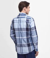 Barbour Mens Harris Tailored Fit Shirt Berwick Blue Tartan Northern