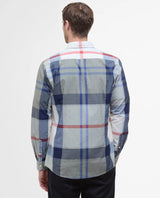 Barbour Mens Harris Tailored Shirt Bleached Pine Tartan Northern