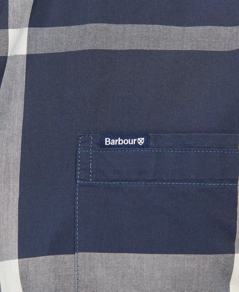 Barbour Men’s Harris Tailored Shirt Summer Navy Northern Ireland