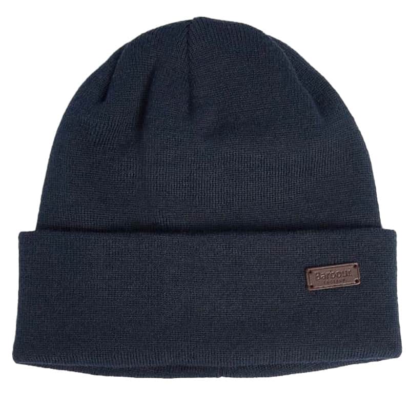 Barbour Mens Healey Beanie Hat Navy Northern Ireland Belfast