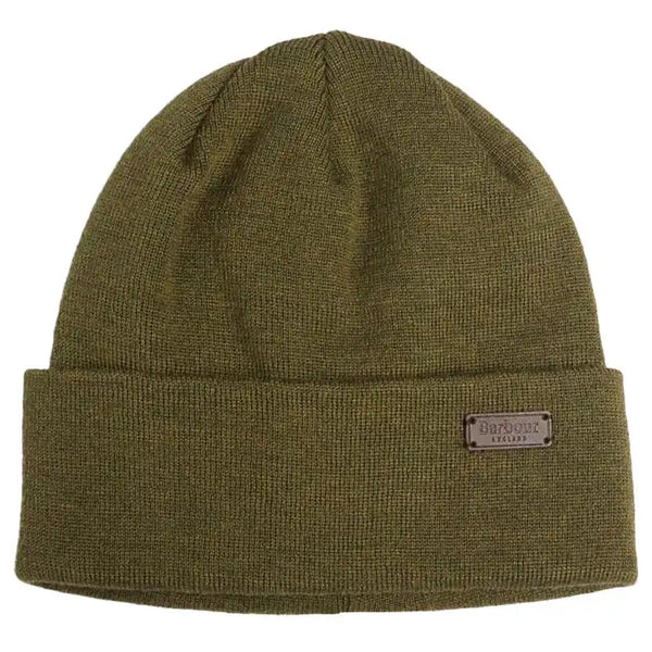 Barbour Mens Healey Beanie Hat Olive Northern Ireland Belfast