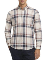 Barbour Mens Kidd Tailored Long Sleeve Shirt Whisper White Northern