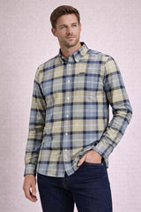 Barbour Mens Lewis Tailored Tartan Shirt Highland Loch Tartan