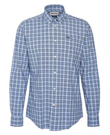 Barbour Mens Lomond Tailored Shirt Berwick Blue Tartan Northern
