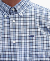 Barbour Mens Lomond Tailored Shirt Berwick Blue Tartan Northern
