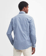 Barbour Mens Lomond Tailored Shirt Berwick Blue Tartan Northern
