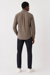 Barbour Mens Lomond Tailored Tartan Shirt Birchwood Dress Tartan