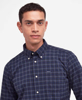 Barbour Mens Lomond Tailored Tartan Shirt Midnight Tartan Northern