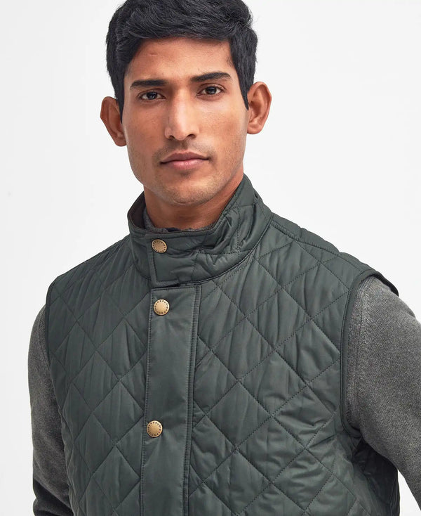 Barbour Mens Lowerdale Gilet Sage Northern Ireland Belfast
