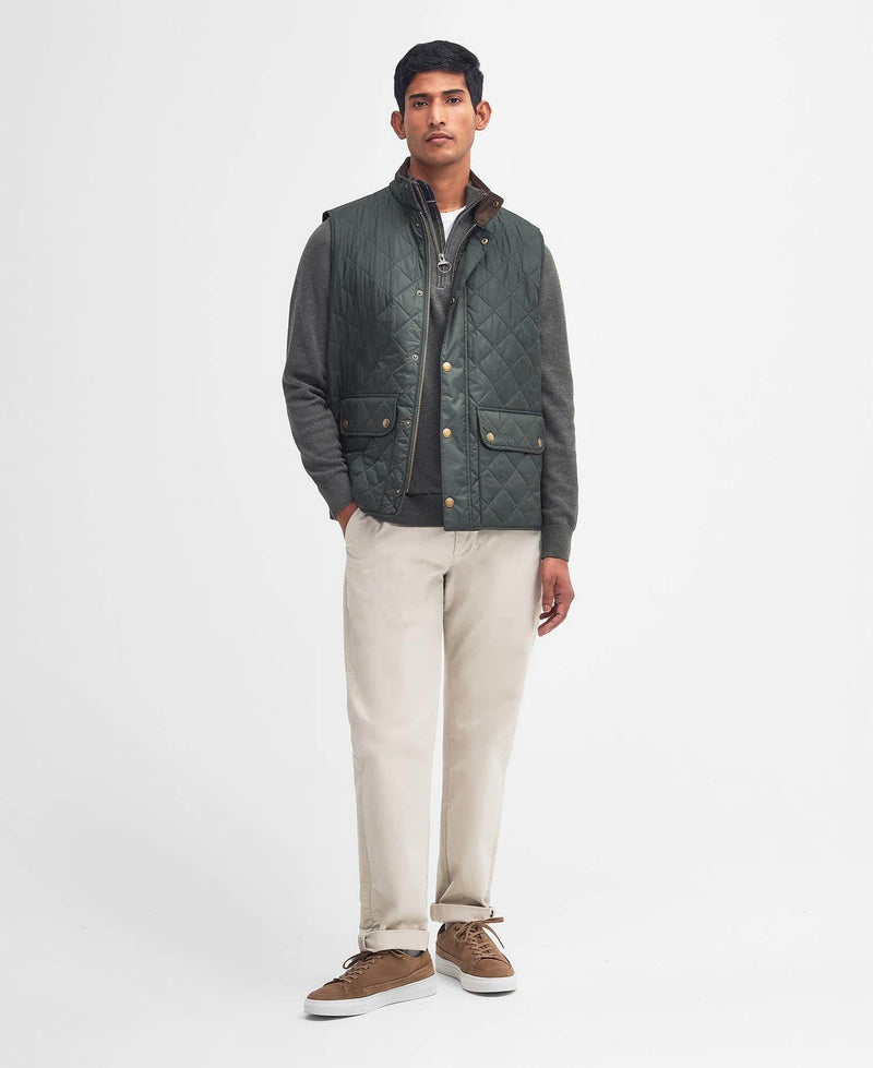 Barbour Mens Lowerdale Gilet Sage Northern Ireland Belfast