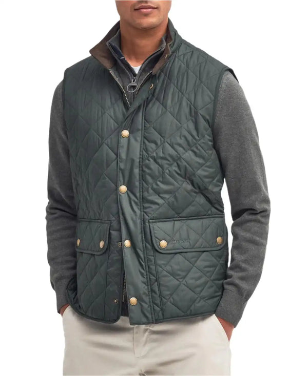 Barbour Mens Lowerdale Gilet Sage Northern Ireland Belfast