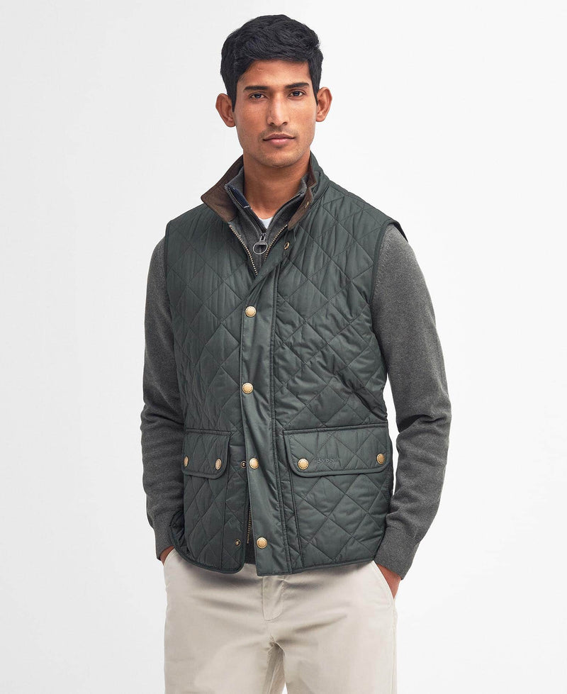 Barbour Mens Lowerdale Gilet Sage Northern Ireland Belfast