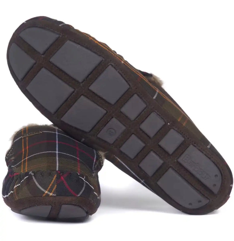 Barbour Mens Monty Slippers Classic Tartan Northern Ireland Belfast