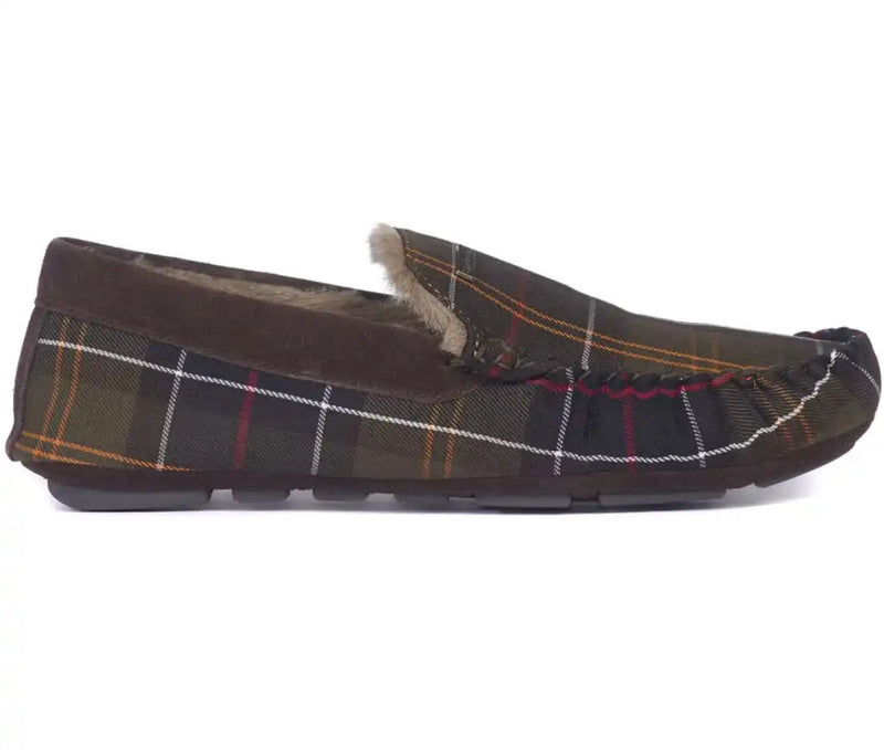 Barbour Mens Monty Slippers Classic Tartan Northern Ireland Belfast