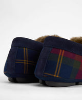 Barbour Mens Monty Slippers Winterberry Tartan Northern Ireland