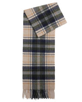 Barbour Mens New Check Tartan Scarf Sand Beige Plaid Northern Ireland