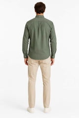 Barbour Mens Oxtown Tailored Shirt Agave Green Northern Ireland
