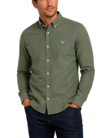 Barbour Mens Oxtown Tailored Shirt Agave Green Northern Ireland