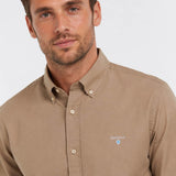 Barbour Mens Oxtown Tailored Shirt Washed Stone Northern Ireland