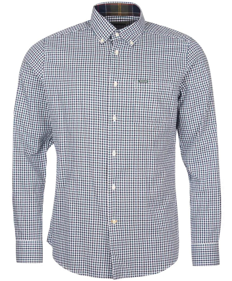 Barbour Mens Padshaw Tailored Shirt Green Northern Ireland Belfast