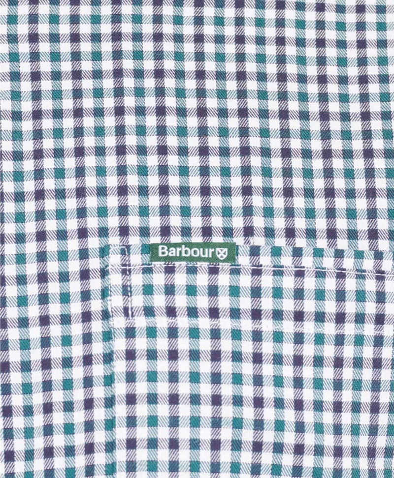 Barbour Mens Padshaw Tailored Shirt Green Northern Ireland Belfast