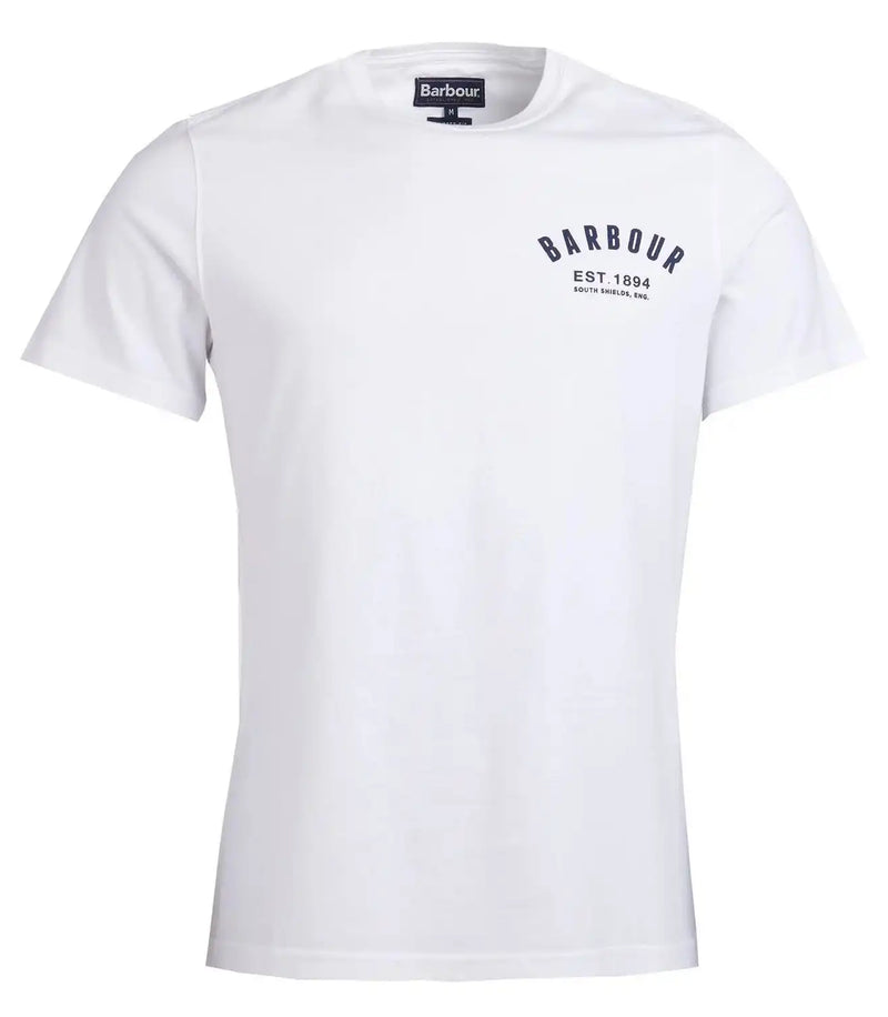 Barbour Men’s Preppy T-Shirt Force White Northern Ireland Belfast