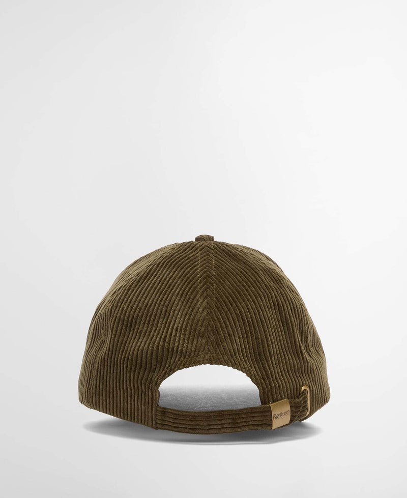 Barbour Mens Preston Cord Baseball Cap Olive Northern Ireland Belfast