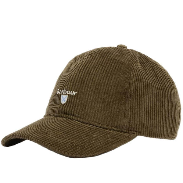 Barbour Mens Preston Cord Baseball Cap Olive Northern Ireland Belfast