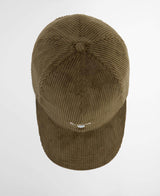 Barbour Mens Preston Cord Baseball Cap Olive Northern Ireland Belfast