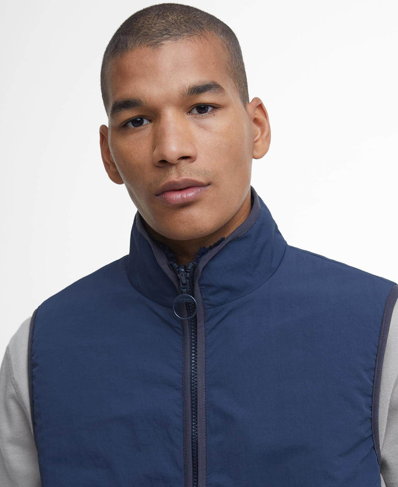 Barbour Mens Reversible Fleece Gilet Navy Northern Ireland Belfast