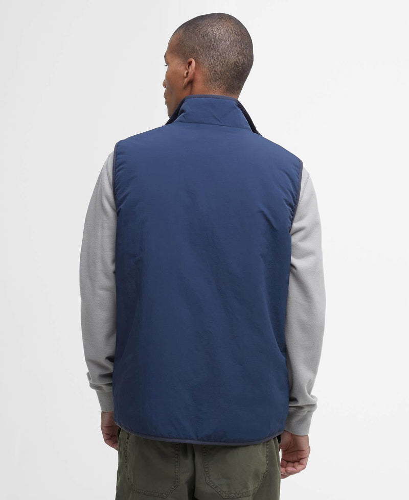 Barbour Mens Reversible Fleece Gilet Navy Northern Ireland Belfast