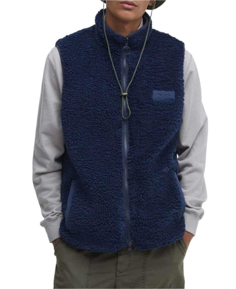 Barbour Mens Reversible Fleece Gilet Navy Northern Ireland Belfast